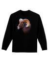 Majestic Bighorn Ram Adult Long Sleeve Dark T-Shirt-TooLoud-Black-Small-Davson Sales