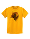 Majestic Bighorn Ram Childrens T-Shirt-Childrens T-Shirt-TooLoud-Gold-X-Small-Davson Sales