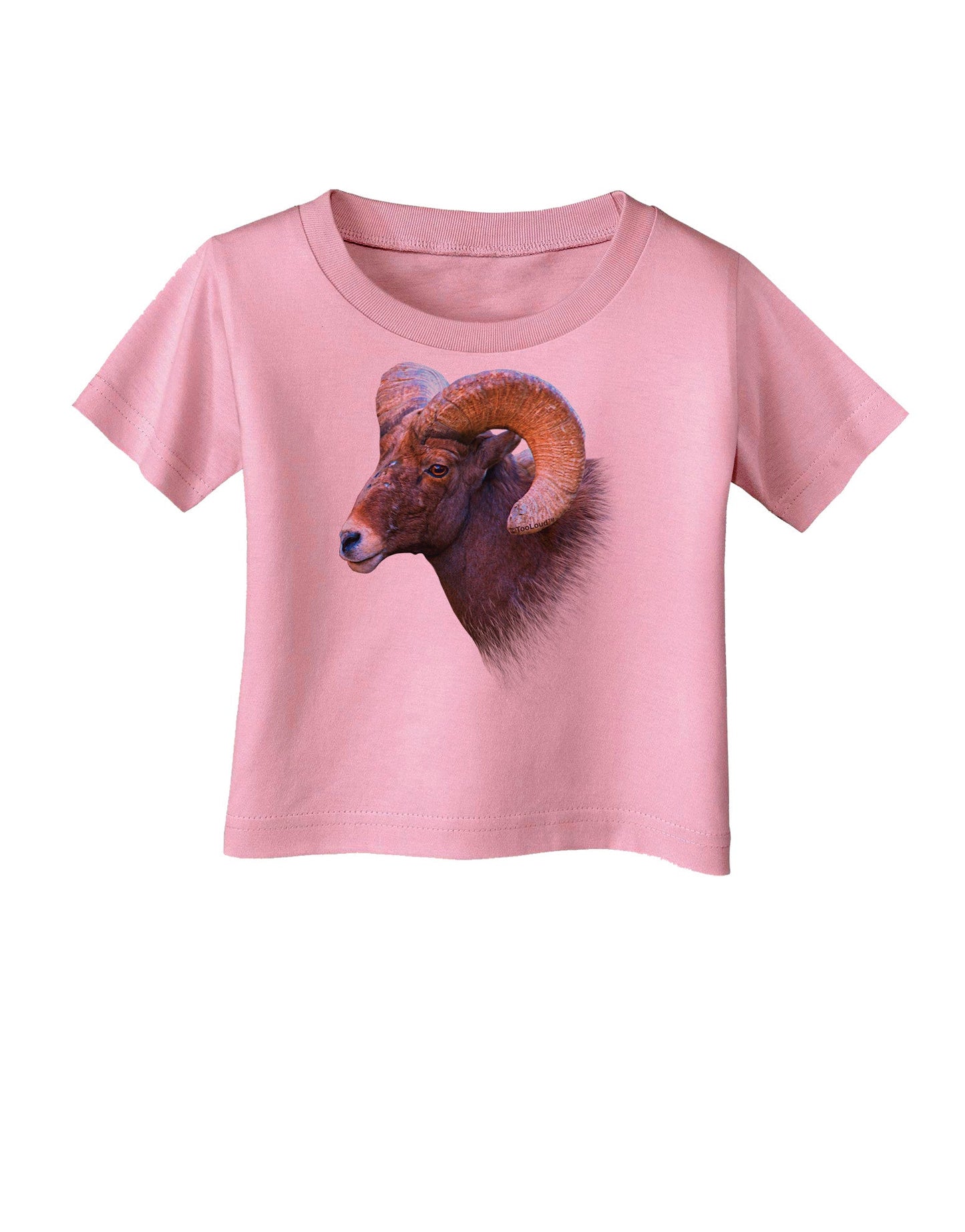 Majestic Bighorn Ram Infant T-Shirt-Infant T-Shirt-TooLoud-Candy-Pink-06-Months-Davson Sales