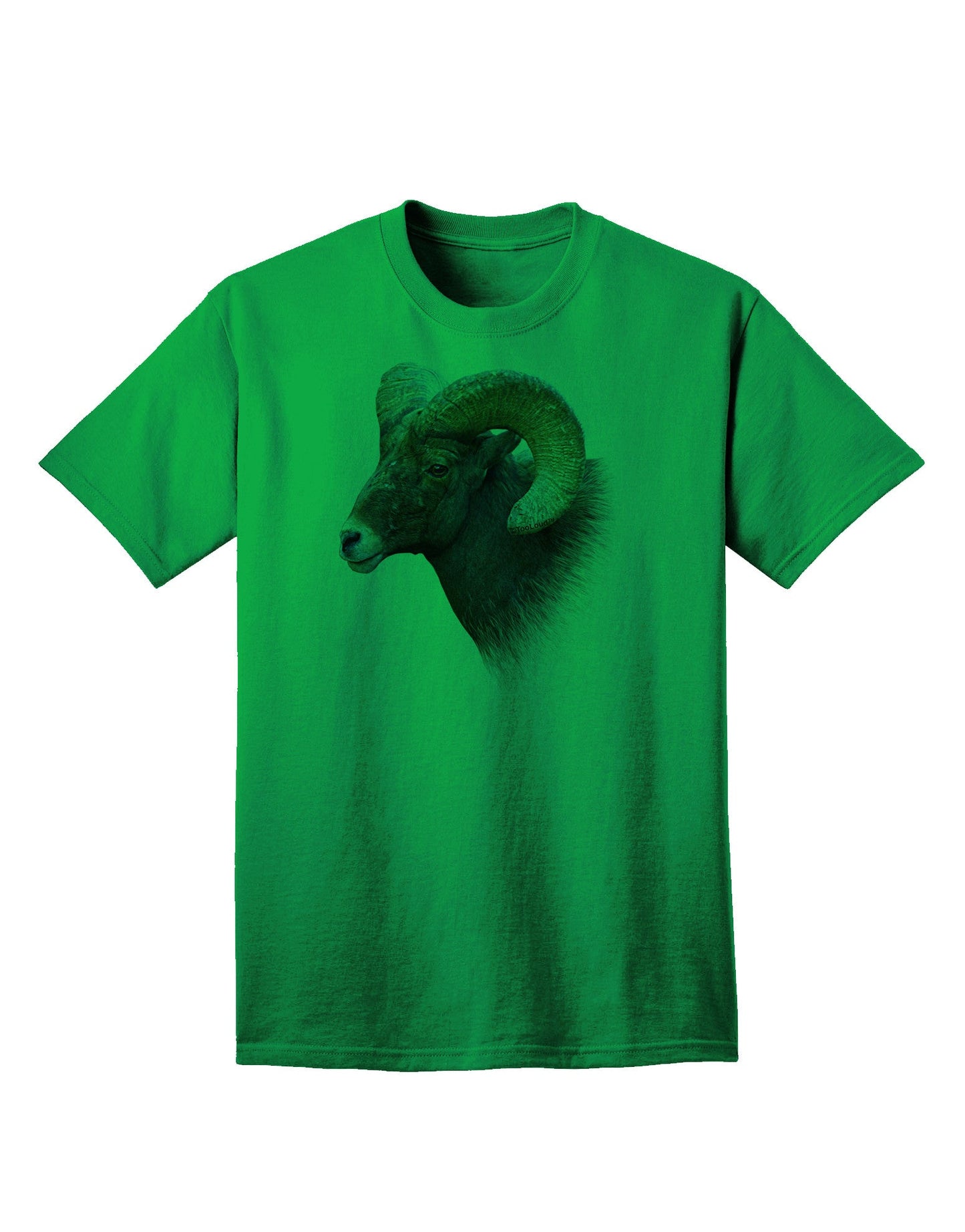 Majestic Bighorn Ram - Premium Adult T-Shirt Collection-Mens T-shirts-TooLoud-Kelly-Green-Small-Davson Sales