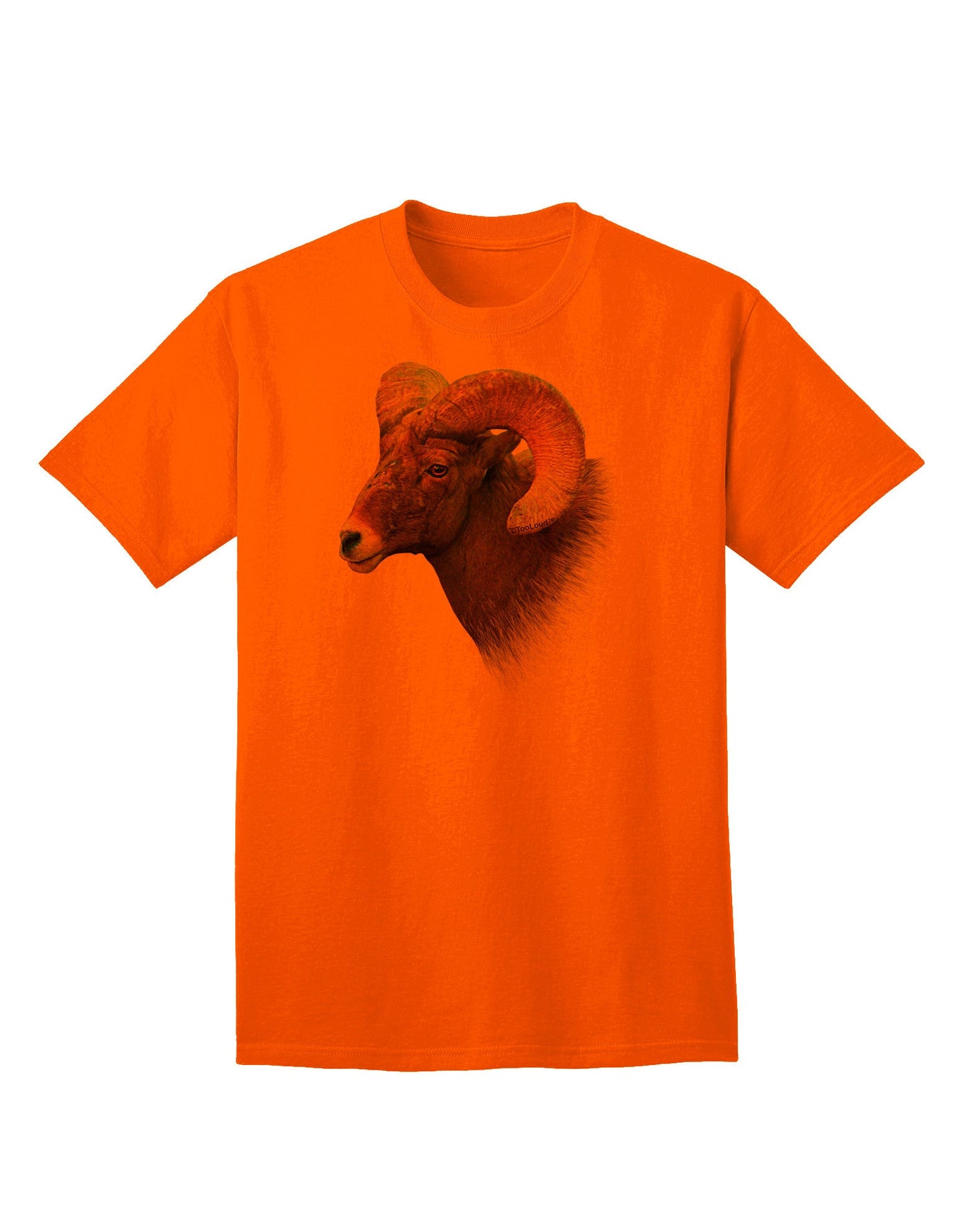 Majestic Bighorn Ram - Premium Adult T-Shirt Collection-Mens T-shirts-TooLoud-Orange-Small-Davson Sales