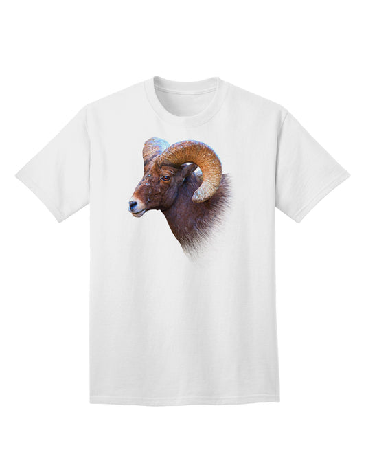 Majestic Bighorn Ram - Premium Adult T-Shirt Collection-Mens T-shirts-TooLoud-White-Small-Davson Sales