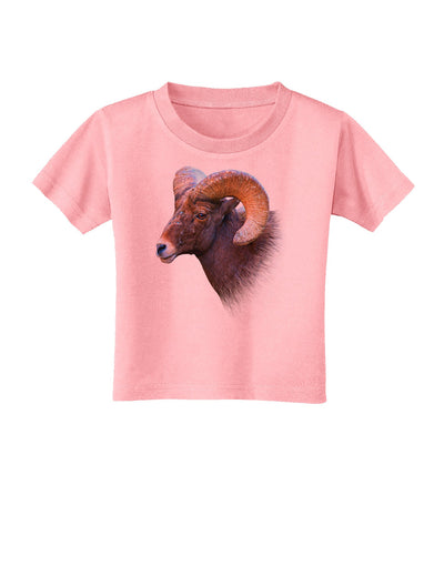 Majestic Bighorn Ram Toddler T-Shirt-Toddler T-Shirt-TooLoud-Candy-Pink-2T-Davson Sales