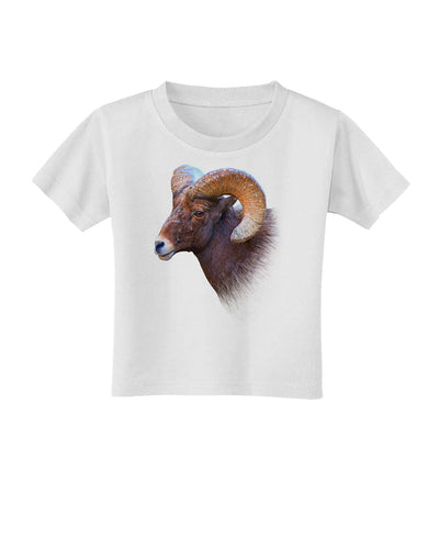 Majestic Bighorn Ram Toddler T-Shirt-Toddler T-Shirt-TooLoud-White-2T-Davson Sales