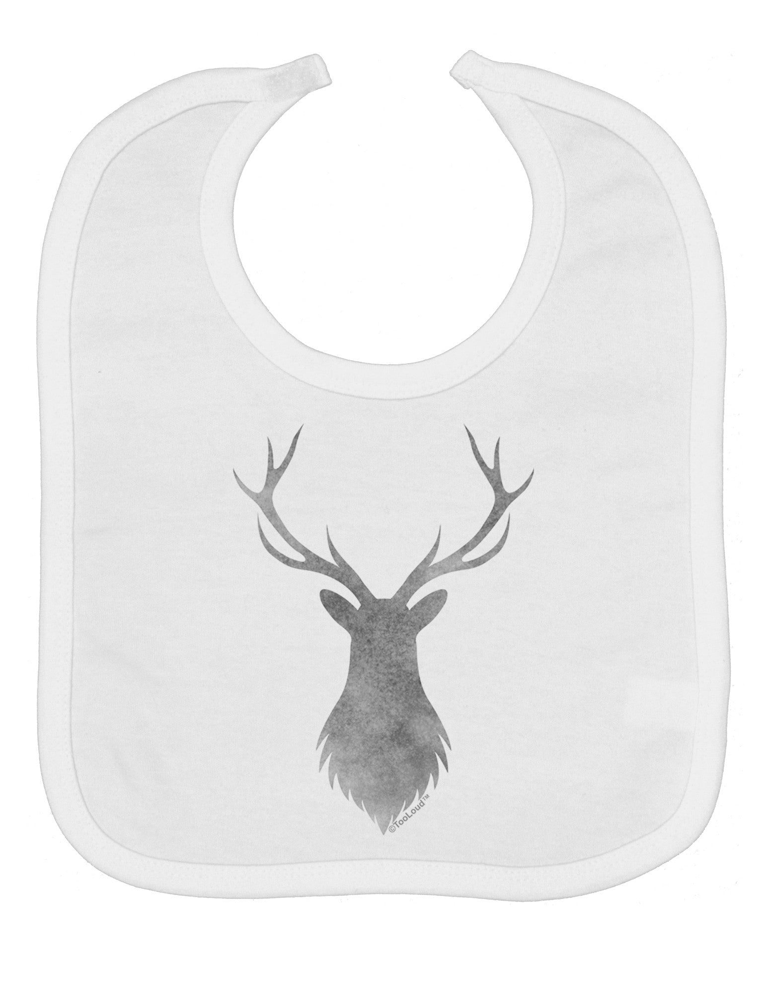 Majestic Stag Distressed Baby Bib