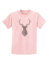 Majestic Stag Distressed Childrens T-Shirt-Childrens T-Shirt-TooLoud-PalePink-X-Small-Davson Sales