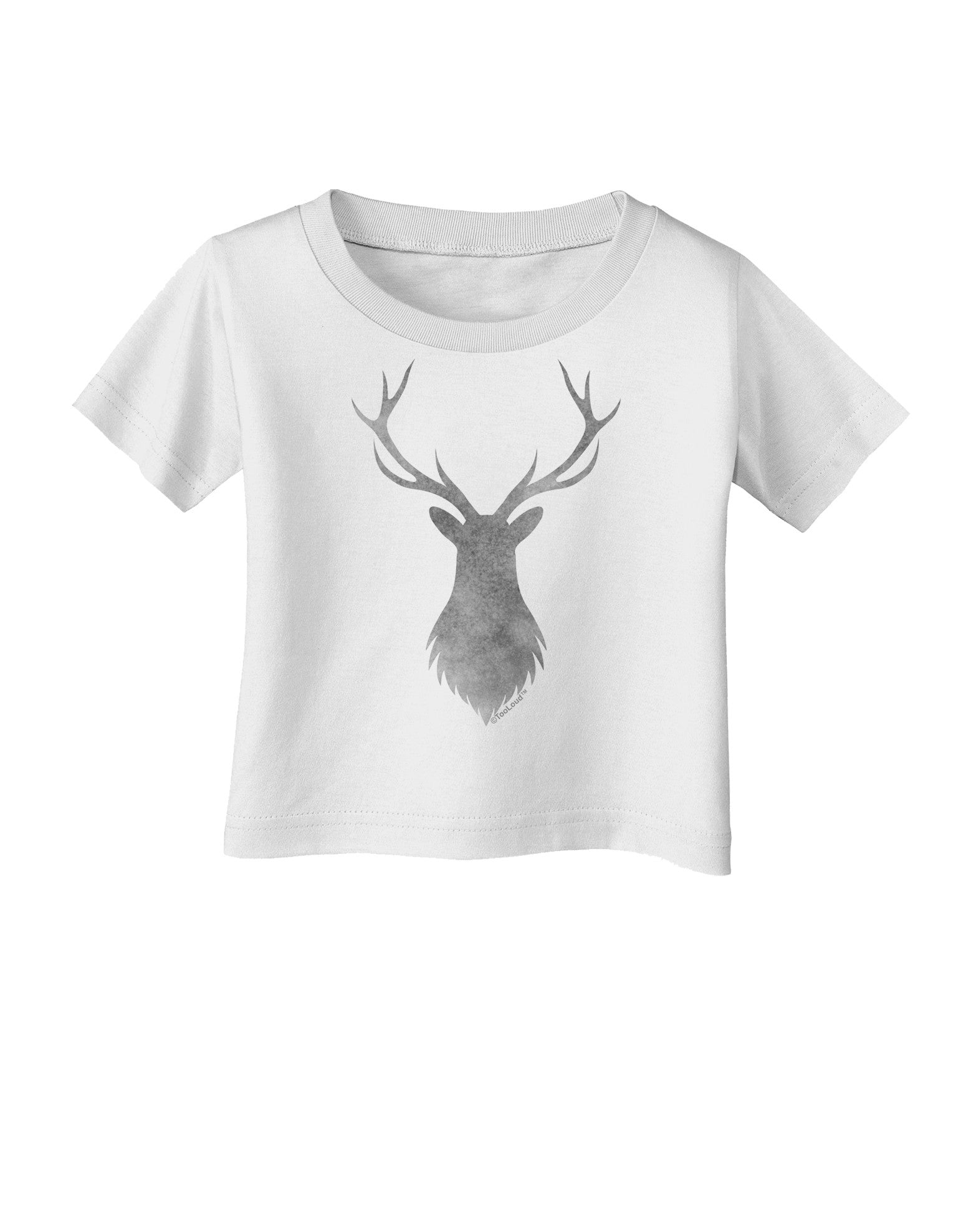 Majestic Stag Distressed Infant T-Shirt-Infant T-Shirt-TooLoud-White-06-Months-Davson Sales