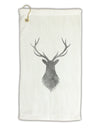 Majestic Stag Distressed Micro Terry Gromet Golf Towel 16 x 25 inch-Golf Towel-TooLoud-White-Davson Sales