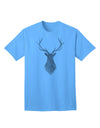 Majestic Stag Distressed - Premium Adult T-Shirt for the Modern Individual-Mens T-shirts-TooLoud-Aquatic-Blue-Small-Davson Sales