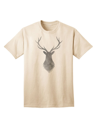 Majestic Stag Distressed - Premium Adult T-Shirt for the Modern Individual-Mens T-shirts-TooLoud-Natural-Small-Davson Sales