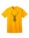 Majestic Stag Distressed - Premium Adult T-Shirt for the Modern Individual-Mens T-shirts-TooLoud-Gold-Small-Davson Sales