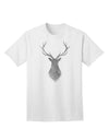 Majestic Stag Distressed - Premium Adult T-Shirt for the Modern Individual-Mens T-shirts-TooLoud-White-Small-Davson Sales