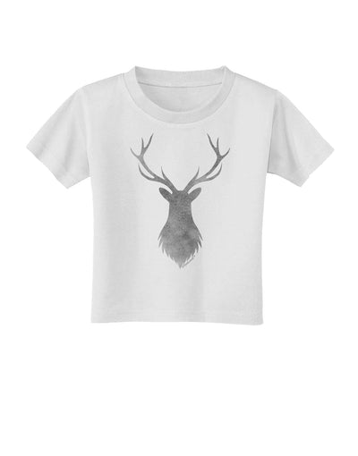 Majestic Stag Distressed Toddler T-Shirt-Toddler T-Shirt-TooLoud-White-2T-Davson Sales