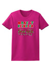 Make It Reindeer Womens Dark T-Shirt-TooLoud-Hot-Pink-Small-Davson Sales