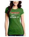 Male Nurses - Stick It Juniors Petite Crew Dark T-Shirt-T-Shirts Juniors Tops-TooLoud-Kiwi-Green-Juniors Fitted Small-Davson Sales