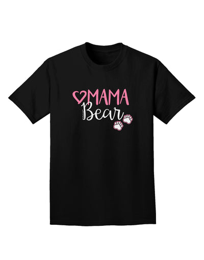 Mama Bear Paws Adult Dark T-Shirt-Mens T-Shirt-TooLoud-Black-Small-Davson Sales