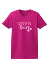 Mama Bear Paws Womens Dark T-Shirt-Womens T-Shirt-TooLoud-Hot-Pink-Small-Davson Sales