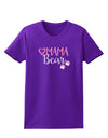 Mama Bear Paws Womens Dark T-Shirt-Womens T-Shirt-TooLoud-Purple-X-Small-Davson Sales