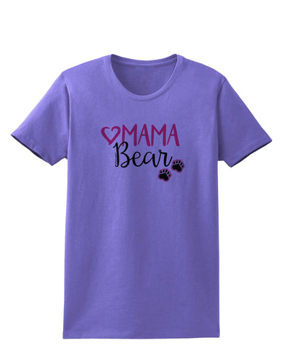 Mama Bear Paws Womens T-Shirt-Womens T-Shirt-TooLoud-Violet-X-Small-Davson Sales