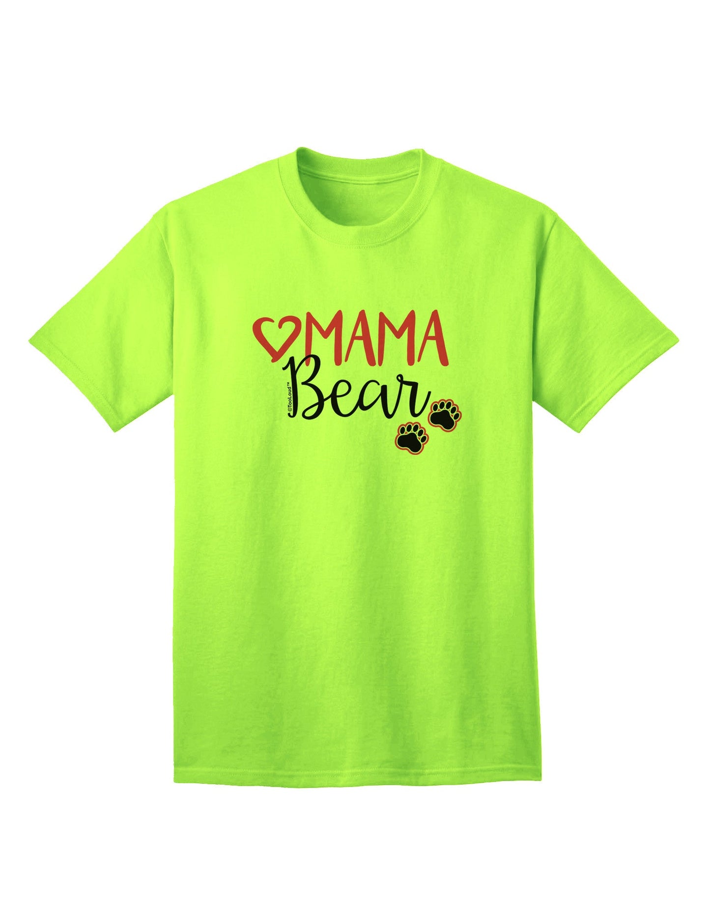 Mama Bear Paws Women's T-Shirt Collection-Mens T-shirts-TooLoud-Neon-Green-Small-Davson Sales