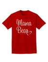 Mama Bear with Heart - Mom Design Adult Dark T-Shirt-Mens T-Shirt-TooLoud-Red-Small-Davson Sales