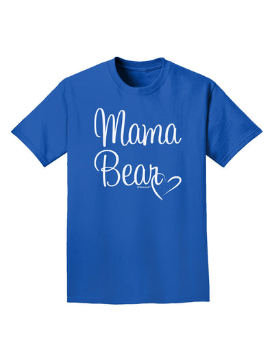 Mama Bear with Heart - Mom Design Adult Dark T-Shirt-Mens T-Shirt-TooLoud-Royal-Blue-Small-Davson Sales