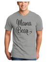 Mama Bear with Heart - Mom Design Adult V-Neck T-shirt-Mens V-Neck T-Shirt-TooLoud-HeatherGray-Small-Davson Sales