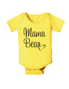 Mama Bear with Heart - Mom Design Baby Romper Bodysuit by TooLoud-Baby Romper-TooLoud-Yellow-06-Months-Davson Sales