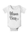 Mama Bear with Heart - Mom Design Baby Romper Bodysuit by TooLoud-Baby Romper-TooLoud-White-06-Months-Davson Sales