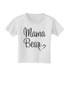 Mama Bear with Heart - Mom Design Toddler T-Shirt by TooLoud-Toddler T-Shirt-TooLoud-White-2T-Davson Sales