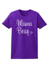 Mama Bear with Heart - Mom Design Womens Dark T-Shirt-Womens T-Shirt-TooLoud-Purple-X-Small-Davson Sales