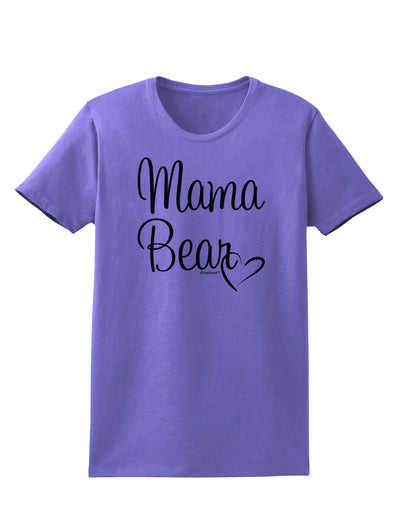 Mama Bear with Heart - Mom Design Womens T-Shirt-Womens T-Shirt-TooLoud-Violet-X-Small-Davson Sales