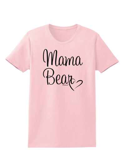 Mama Bear with Heart - Mom Design Womens T-Shirt-Womens T-Shirt-TooLoud-PalePink-X-Small-Davson Sales