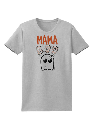 Mama Boo Ghostie Womens T-Shirt-Womens T-Shirt-TooLoud-AshGray-X-Small-Davson Sales