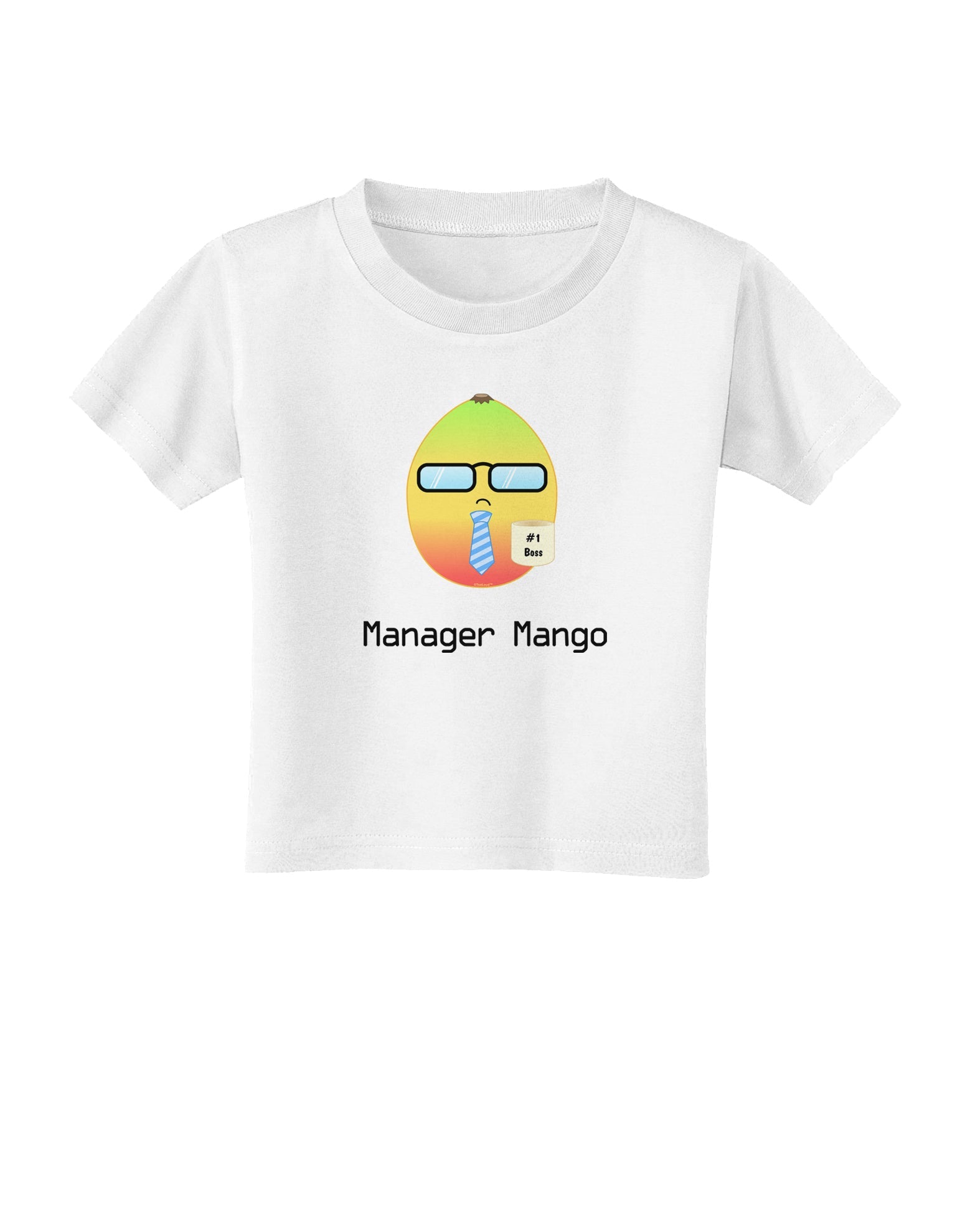Manager Mango Text Toddler T-Shirt-Toddler T-Shirt-TooLoud-White-2T-Davson Sales