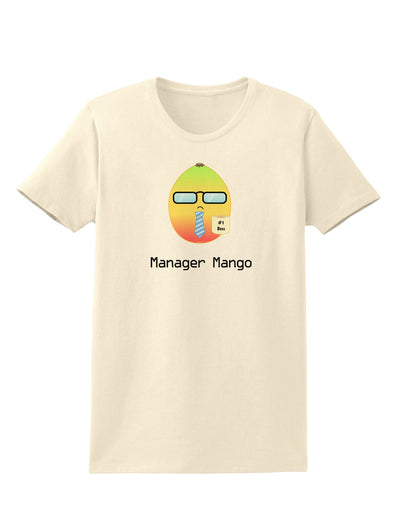 Manager Mango Text Womens T-Shirt-Womens T-Shirt-TooLoud-Natural-X-Small-Davson Sales