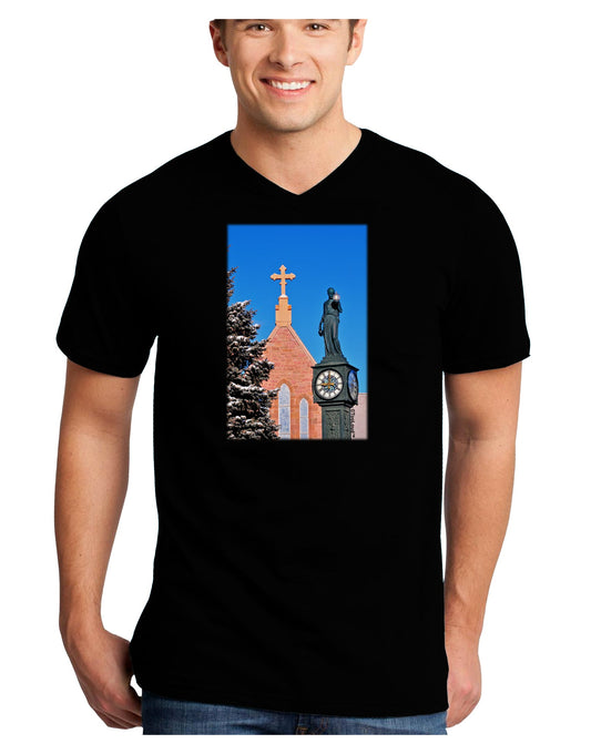 Manitou Springs Colorado Adult Dark V-Neck T-Shirt by TooLoud-Mens V-Neck T-Shirt-TooLoud-Black-Small-Davson Sales