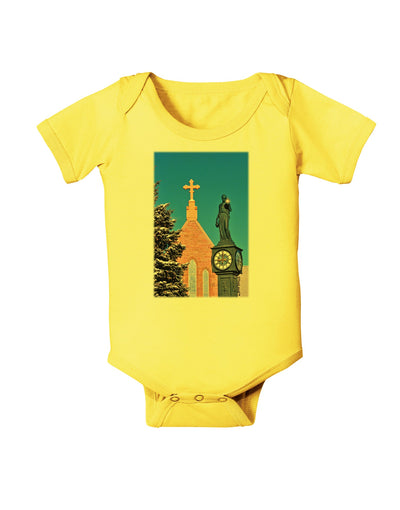 Manitou Springs Colorado Baby Romper Bodysuit by TooLoud-Baby Romper-TooLoud-Yellow-06-Months-Davson Sales