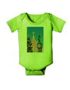Manitou Springs Colorado Baby Romper Bodysuit by TooLoud-Baby Romper-TooLoud-Lime-06-Months-Davson Sales