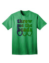 Mardi Gras Adult T-Shirt by TooLoud - A Captivating Collection of Exquisite Beaded Apparel-Mens T-shirts-TooLoud-Kelly-Green-Small-Davson Sales