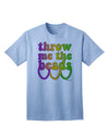 Mardi Gras Adult T-Shirt by TooLoud - A Captivating Collection of Exquisite Beaded Apparel-Mens T-shirts-TooLoud-Light-Blue-Small-Davson Sales