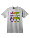 Mardi Gras Adult T-Shirt by TooLoud - A Captivating Collection of Exquisite Beaded Apparel-Mens T-shirts-TooLoud-AshGray-Small-Davson Sales