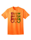 Mardi Gras Adult T-Shirt by TooLoud - A Captivating Collection of Exquisite Beaded Apparel-Mens T-shirts-TooLoud-Neon-Orange-Small-Davson Sales