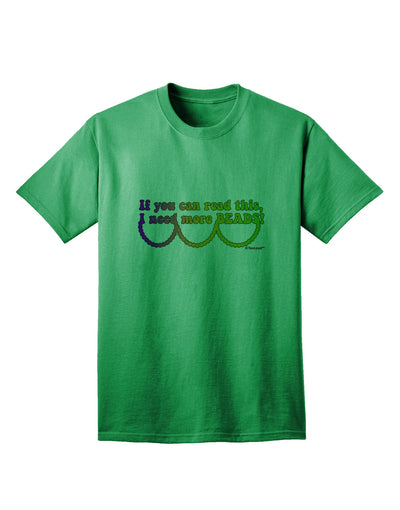 Mardi Gras Adult T-Shirt by TooLoud - A Must-Have for Bead Enthusiasts-Mens T-shirts-TooLoud-Kelly-Green-Small-Davson Sales