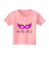 Mardi Gras - Purple Gold Green Mask Toddler T-Shirt by TooLoud-Toddler T-Shirt-TooLoud-Candy-Pink-2T-Davson Sales