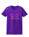 Mardi Gras - Purple Gold Green Mask Womens Dark T-Shirt by TooLoud-Womens T-Shirt-TooLoud-Purple-X-Small-Davson Sales
