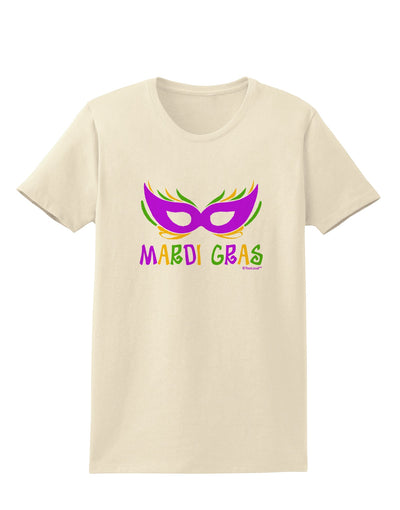 Mardi Gras - Purple Gold Green Mask Womens T-Shirt by TooLoud-Womens T-Shirt-TooLoud-Natural-X-Small-Davson Sales