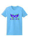 Mardi Gras - Purple Gold Green Mask Womens T-Shirt by TooLoud-Womens T-Shirt-TooLoud-Aquatic-Blue-X-Small-Davson Sales