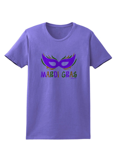 Mardi Gras - Purple Gold Green Mask Womens T-Shirt by TooLoud-Womens T-Shirt-TooLoud-Violet-X-Small-Davson Sales