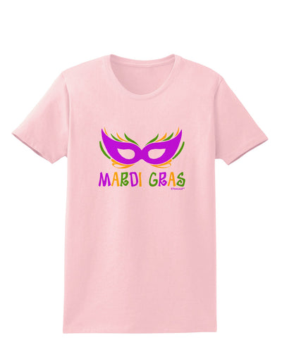 Mardi Gras - Purple Gold Green Mask Womens T-Shirt by TooLoud-Womens T-Shirt-TooLoud-PalePink-X-Small-Davson Sales